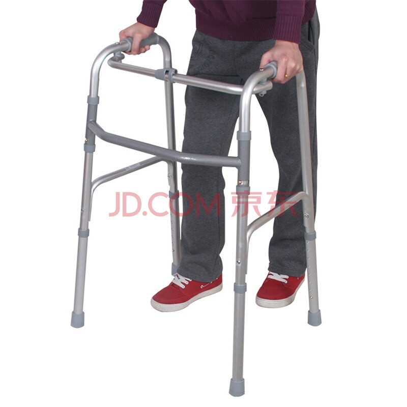 可伸缩折叠 老年人残疾人四脚拐杖助行架