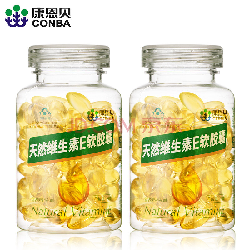 康恩贝 天然维生素e软胶囊 120粒*2瓶