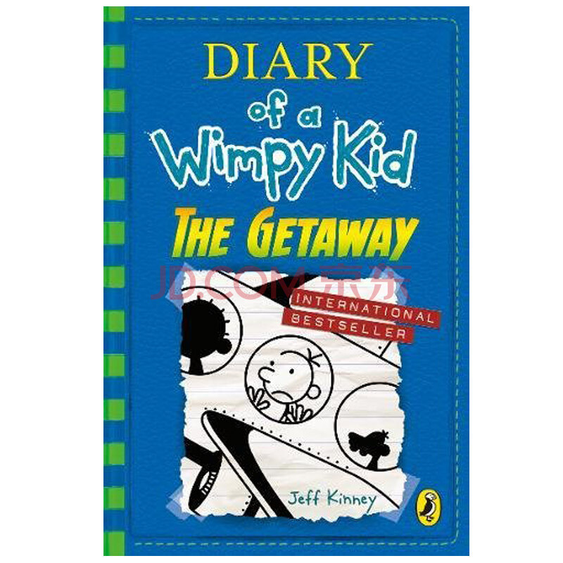 diary of a wimpy kid12:the getaway小屁孩日记12英文原版绘本漫画书