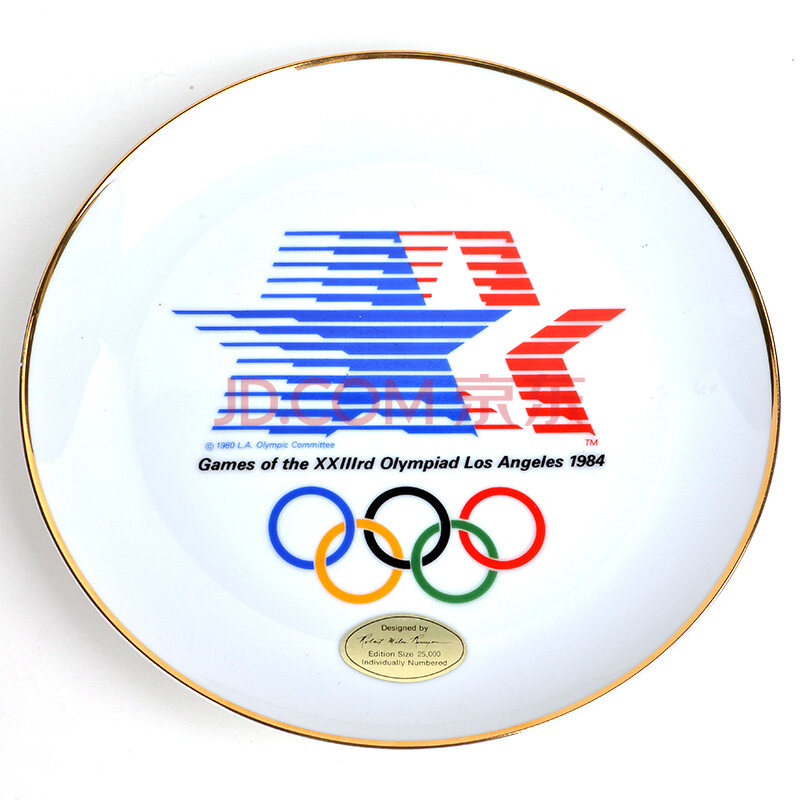 1984年洛杉矶奥运会会徽纪念磁盘