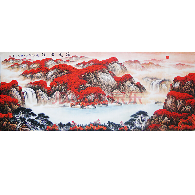 中美协 陈克永 八尺巨幅【鸿运当头】