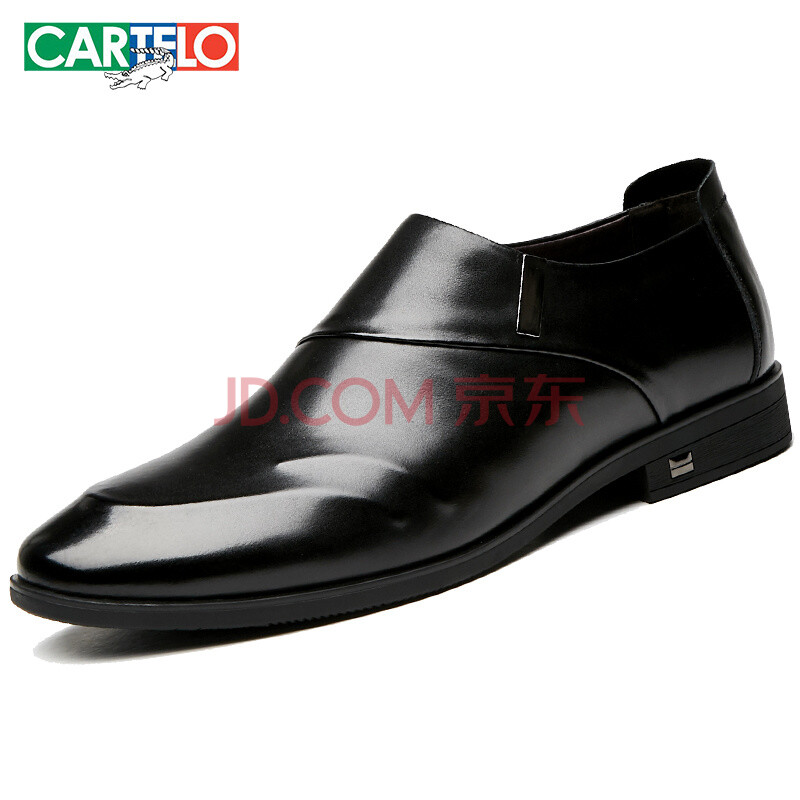 ¿¨µÛÀÖöùÓ㣨CARTELO£©Æ¤Ð¬ÄÐÕæÆ¤Ïļ¾Í¸ÆøÉÌÎñÕý×°ÄÐЬ¼âÍ·Ì×½ÅÃÏ¿ËЬʱÉг±Ð¬×ÓÄÐ ºÚÉ« 38