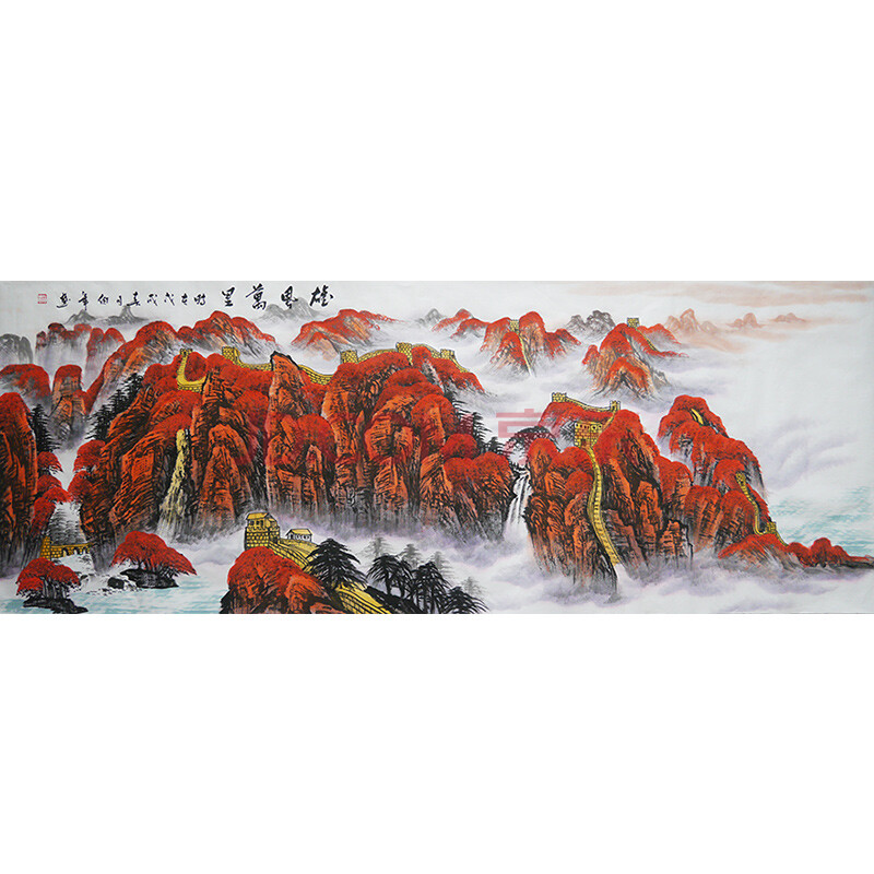 中国实力派山水画家 国画院特聘画家 薛伯年【江山万里春】