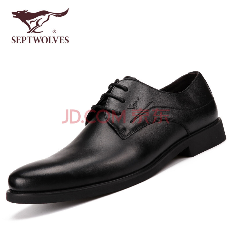 ÆßÆ¥ÀÇ£¨SEPTWOLVES£©ÄÐЬÉÌÎñÐÝÏÐÆ¤Ð¬Í·²ãÅ£Æ¤ÌØ´óÂëµÍ°ïµ¥Ð¬Ïµ´ø 45Âë-48ÂëºÚÉ« 45