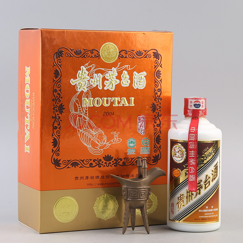 珍品 茅台酒 2004年 53度 375ml 1瓶 【1】(名酒 收藏品)