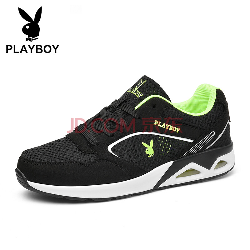 »¨»¨¹«×Ó£¨PLAYBOY£©ÐÝÏÐЬ ÄÐЬº«°æÔ˶¯ÐÝÏÐЬÇàÄêÅܲ½Ð¬ DS83087 ºÚ/Ó«¹âÂÌ 41