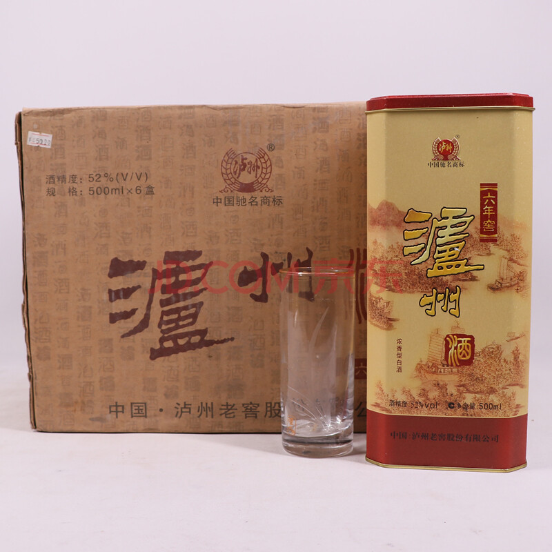 泸州酒(六年窖)2006年 52度 500ml 6瓶/箱【31】