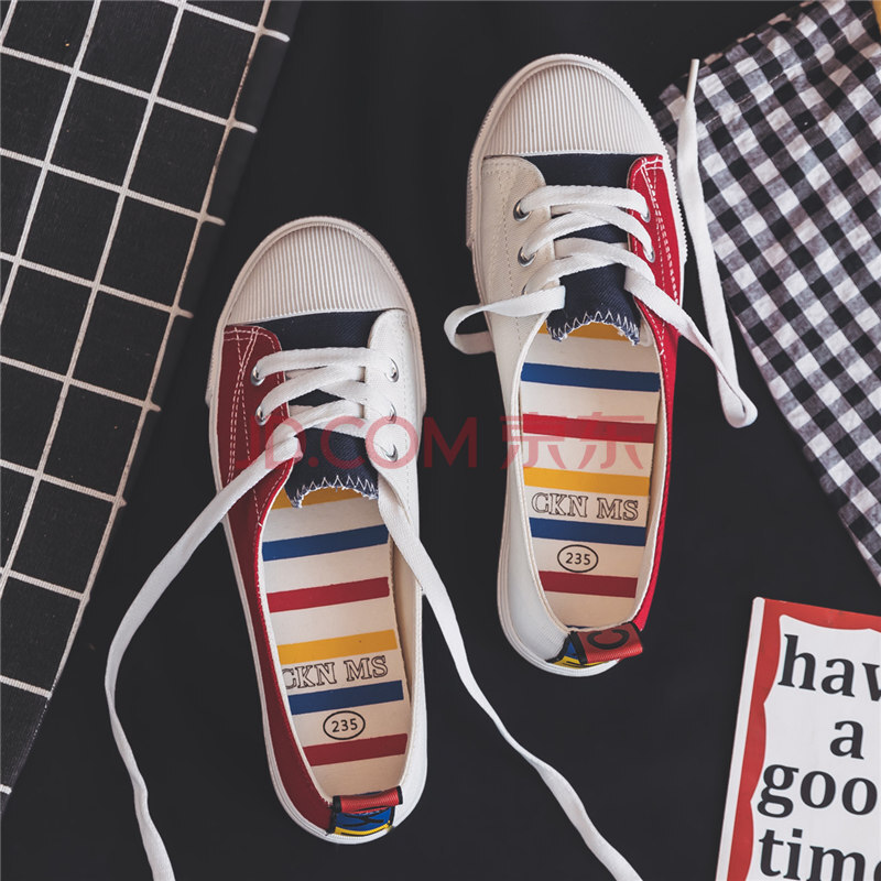 ×óÓÒÁ¼Æ··«²¼Ð¬Å®Ç³¿ÚÏļ¾Ñ§Éúº«°æÔËÞulzzang1992²¼Ð¬Í¸ÆøÆ½µ×µ¥Ð¬ °×ºìÉ« 36