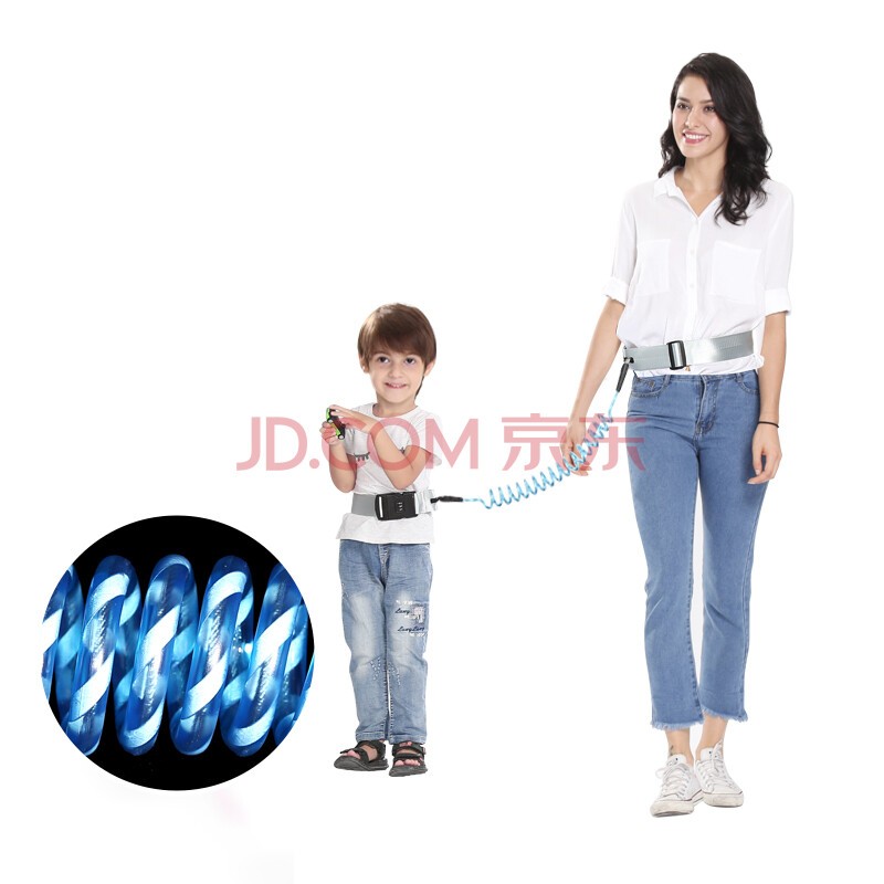 ¡¾´ø·´¹â¾¯Ê¾+Ñü´ø¿î¡¿ÃÀ¹úÈ»ÑÅ·À×ßʧ´øÇ£ÒýÉþ·À¶ªÉþ¶ùͯ·À×ß¶ª´ø·À×ßʧ¶ªÊ§ÊÖ»·ÁïÍÞÉþ·À×ßʧ±³°ü·À¶ªÊ§ F038AÀ¶1.5Ã×-·´¹âÑü´ø¿î