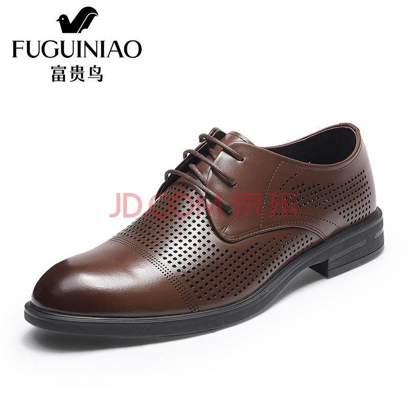 ¸»¹óÄñ£¨FUGUINIAO£©ÕýװЬ18ÐÂÆ·Í·²ãţƤ¼âÍ·ïοÕÍ¸ÆøÉÌÎñÕýװЬϵ´øÄÐʿƤЬ רɫ 40