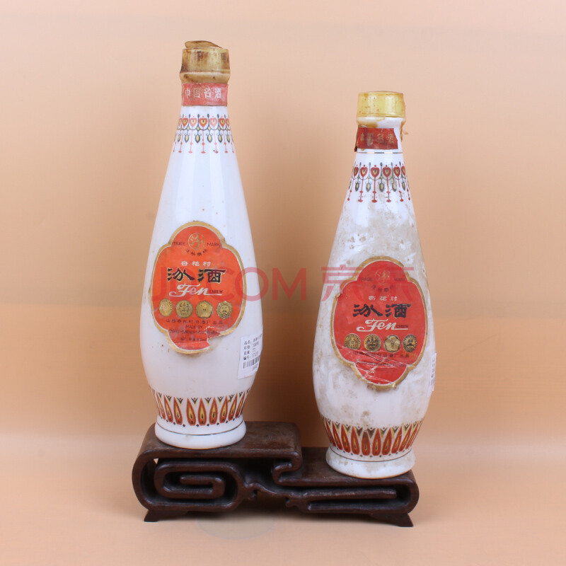 汾酒(白瓷瓶)1985-88年 60度 500ml 2瓶【92】