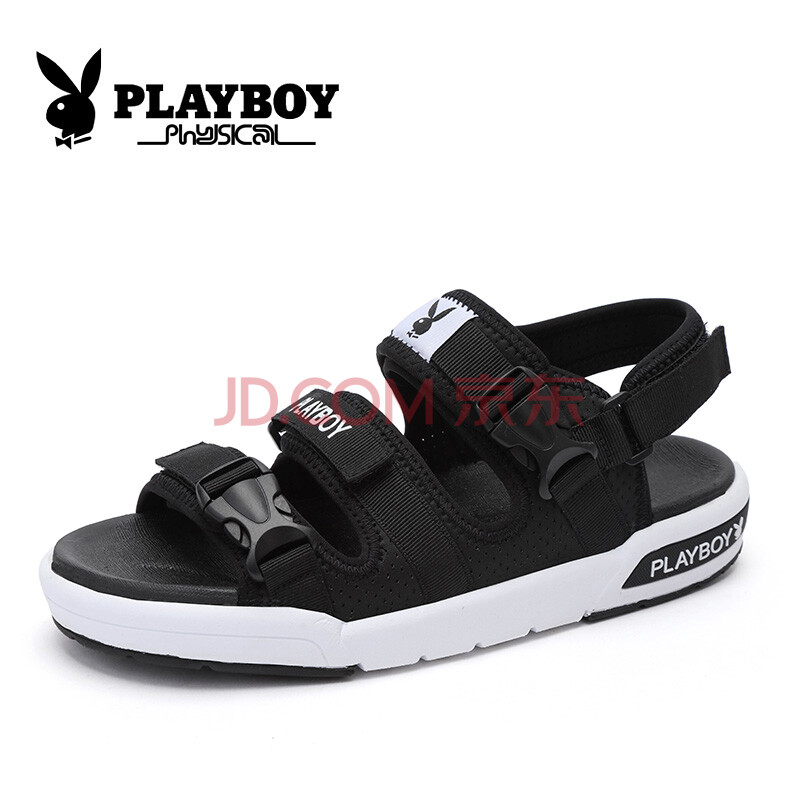 »¨»¨¹«×Ó£¨PLAYBOY£©Á¹Ð¬Í¸ÆøÐÝÏÐЬÄÐʿħÊõÌùɳ̲Ь CX39285 ºÚÉ« 42
