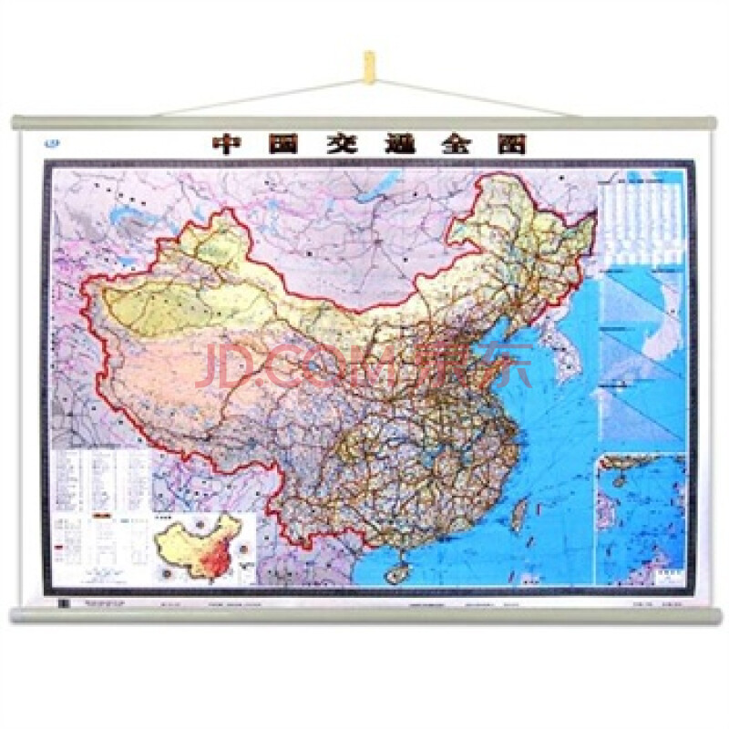 中国交通全图(双全开 1 5*1 1米 专业挂图)