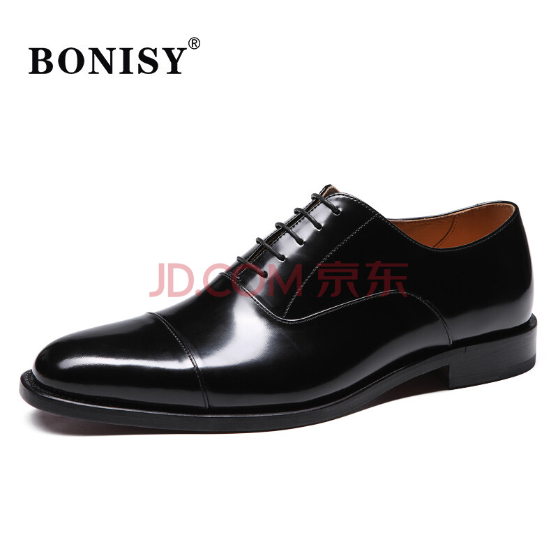 BONISY²¨ÄáÊËÊÖ¹¤Å£½òЬÕýװƤЬ ÕæÆ¤µ×ÁÁƤÉÌÎñÄÐЬÐÂÀɽá»éЬ ºÚÉ« 38Âë
