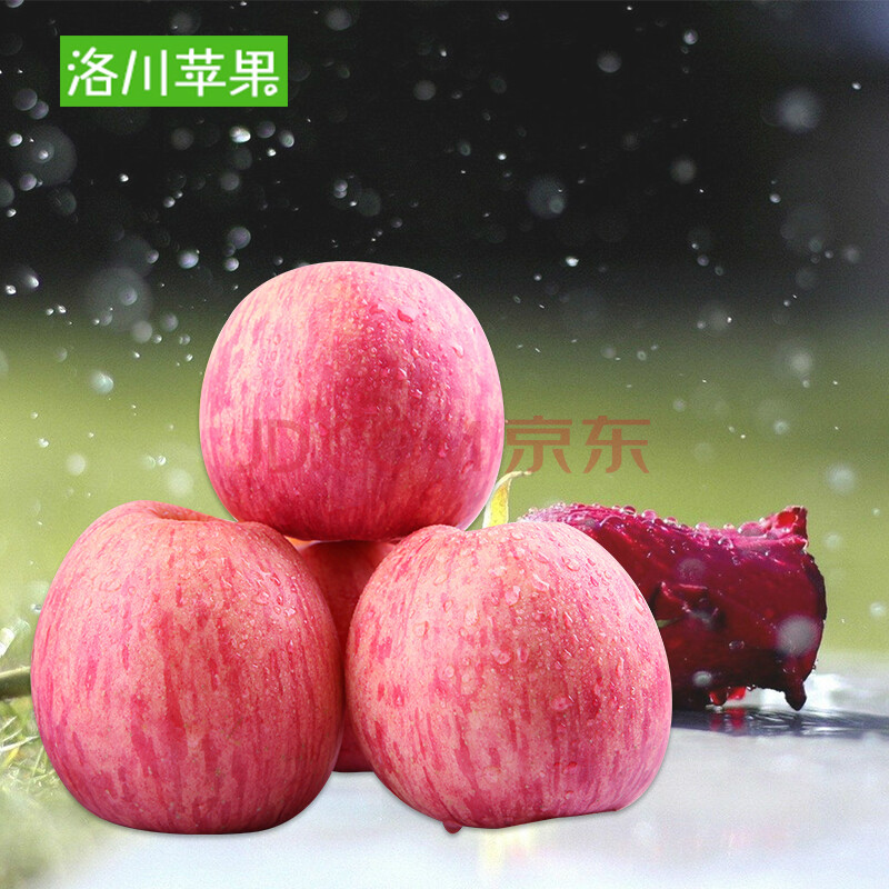 洛川苹果 陕西红富士苹果水果16枚大果新鲜水果礼盒 新鲜时令水果 16