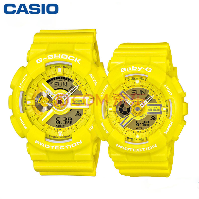 卡西欧女表(casio)g-shock/baby-g运动手表女士电子表