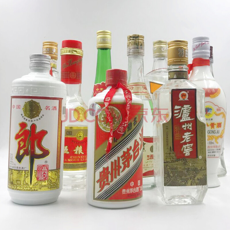 十大名酒礼盒 1996年-1999年 汾酒为1993年