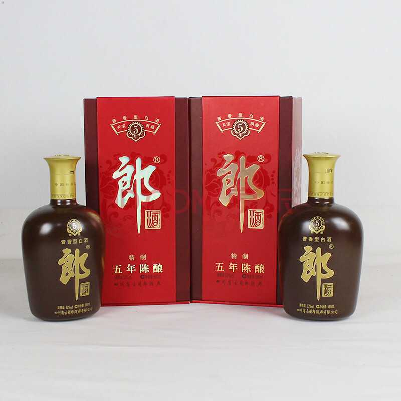 郎酒(五年陈酿)2008年 53度 500ml 2瓶【15】(拍卖)