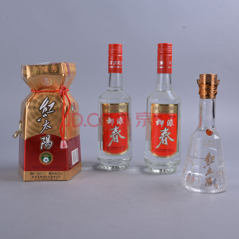 红太阳 柳浪春 2004年2005年 45度 52度 250ml 480