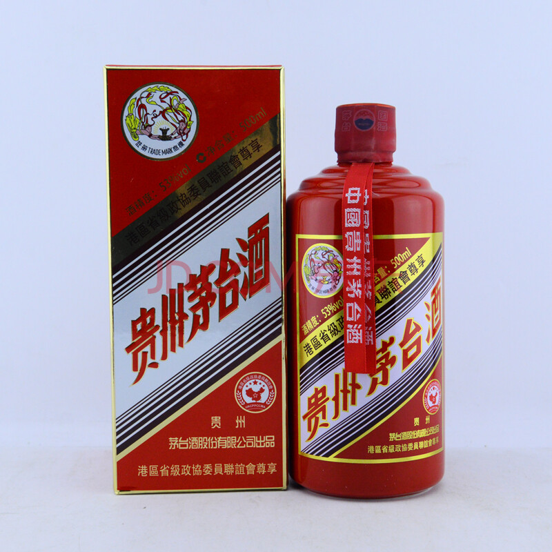 【即刻拍】茅台(港区红) 2017年 53度 500ml 1瓶 【53