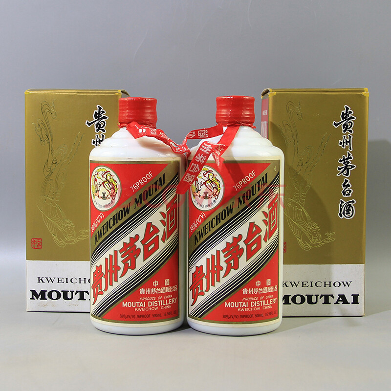 茅台(飞天)1994年 38度 500ml 2瓶【18】(老酒 白酒)