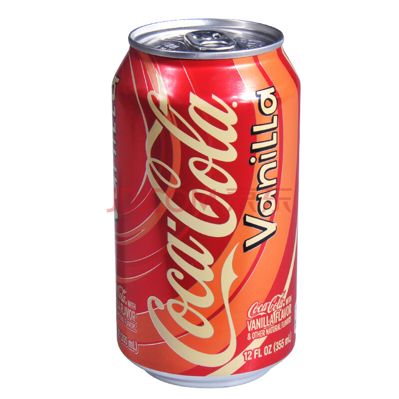 美国coca cola可口可乐汽水香草味355ml