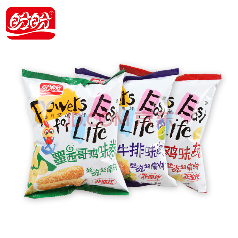 盼盼 麦香鸡味块 休闲零食品 薯片薯条 特价食品 三种