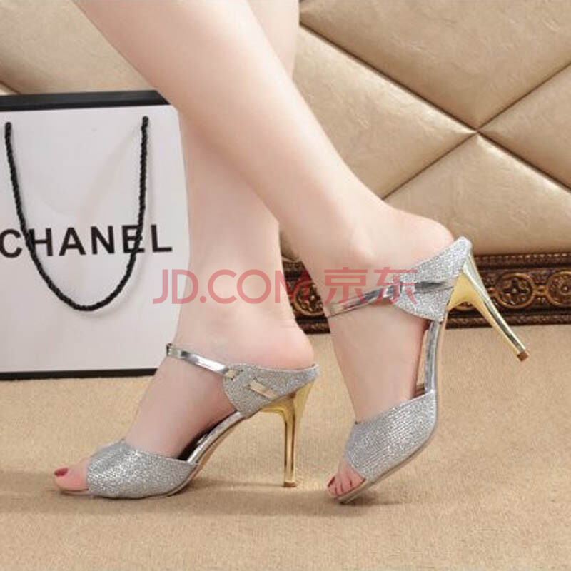 2016夏季新款时尚女鞋一字带鱼嘴凉鞋韩版夜店性感露h