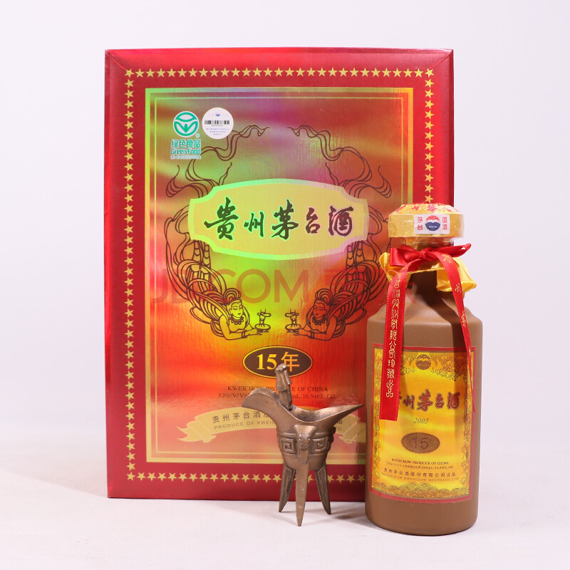 贵州茅台酒(15年茅台年份酒)2005年 53度 500ml 1瓶【74】