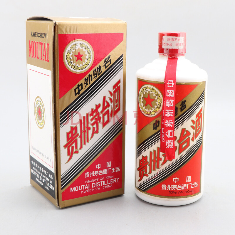 五星茅台酒 1998年 53度 500ml 1瓶【35】(名酒,收藏品)