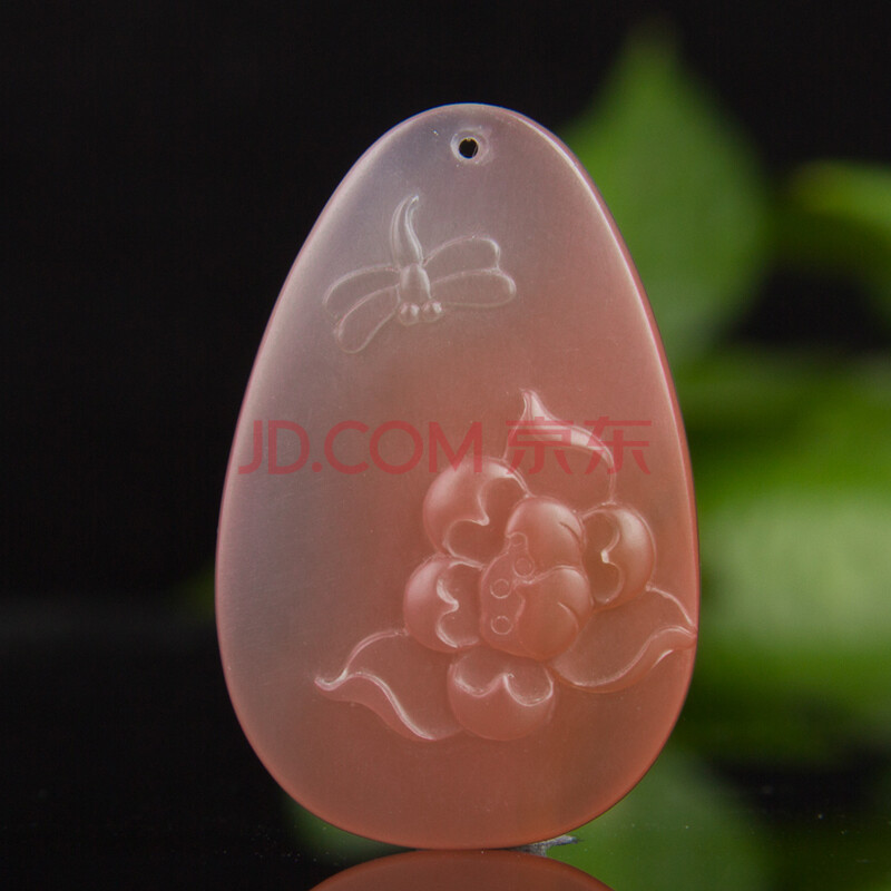 苏工玉雕名家孙西东非红玛瑙《荷花》13.4g【天工艺品