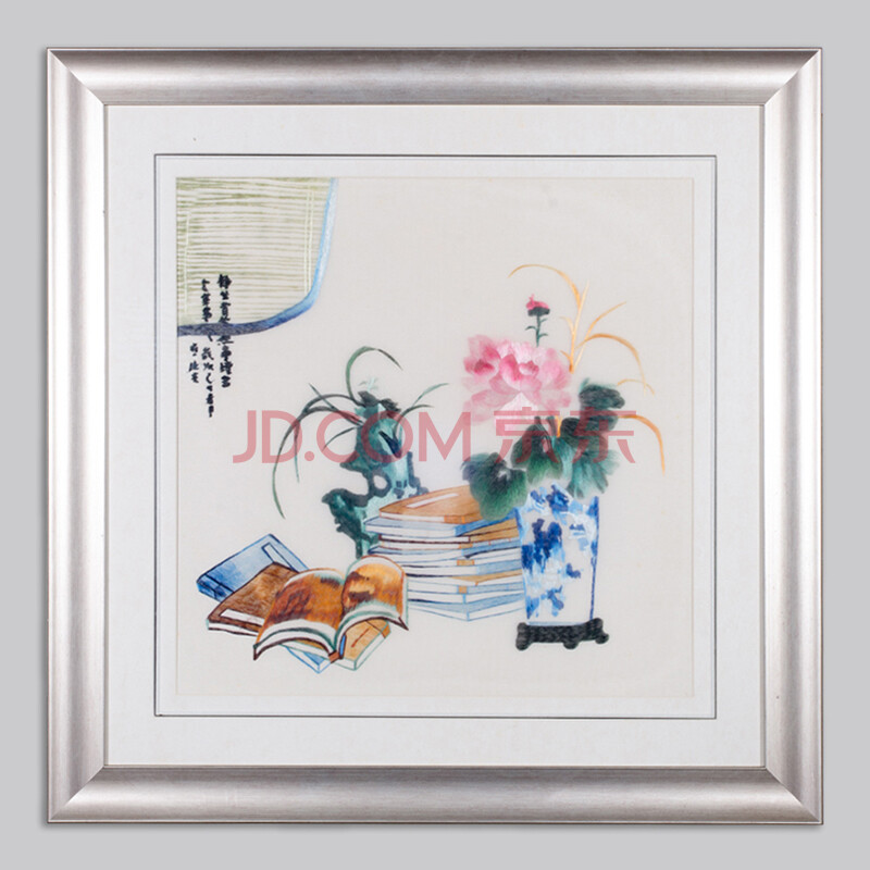 施志莹 纯手工真丝 精品苏绣挂画《学业有成》【寻艺·集】