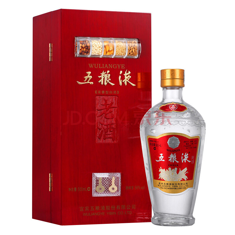 ÎåÁ¸Òº¹É·Ý 56¶ÈÀÏ¾Æ £¨2012-2013Äê²ú£©Å¨ÏãÐÍ°×¾Æ 500ml 1ƿװ