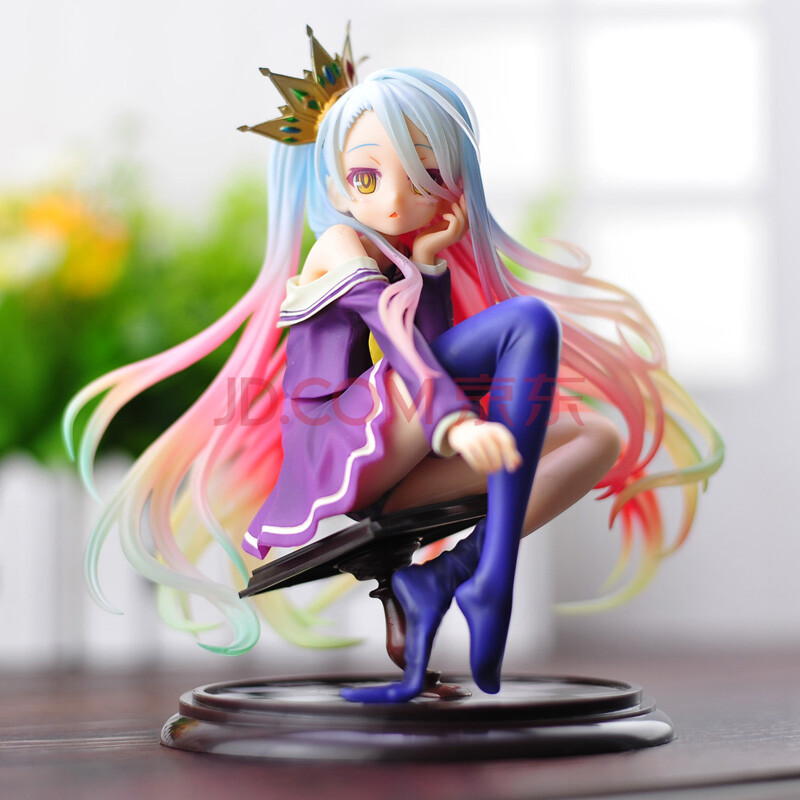 动漫手办 女性感二次元模型初音未来周边玩偶摆件 游戏人生 白 no