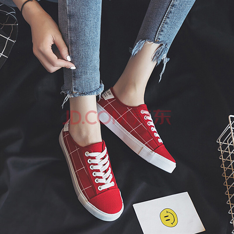 ×óÓÒÁ¼Æ··«²¼Ð¬Å®º«°æ°Ù´îС°×Ь2018Ïļ¾ÐÂÆ·insÔËÞulzzangѧÉú²¼Ð¬ ºìÉ« 39