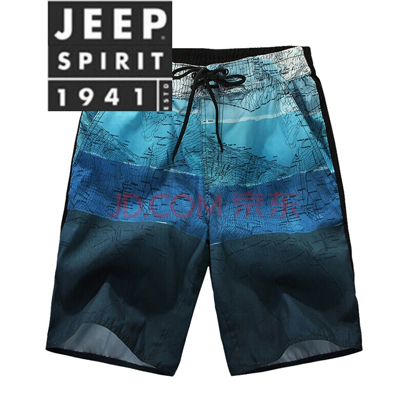¼ªÆÕJEEP¶Ì¿ãÄÐÊ¿ÐÝÏÐÎå·Ö¿ã´óÂëÔ˶¯ËÙ¸Éɳ̲¿ã2018Ïļ¾¿íËÉ´ó¿ãñà ÉîÀ¶É« XL ÊʺÏ109-128½ï