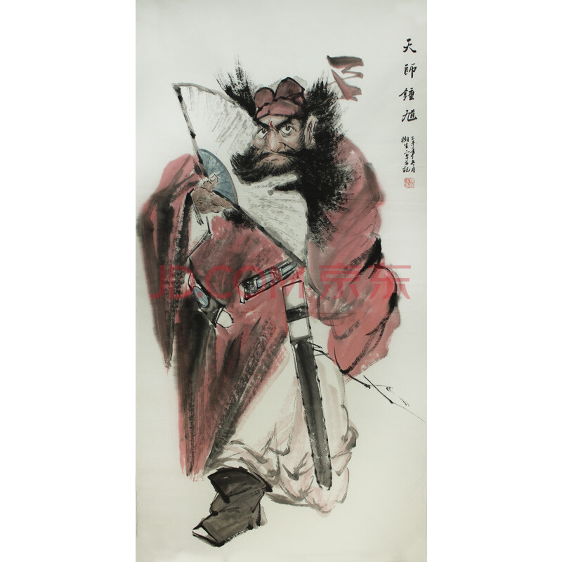 小腿天师钟馗纹身内容图片分享