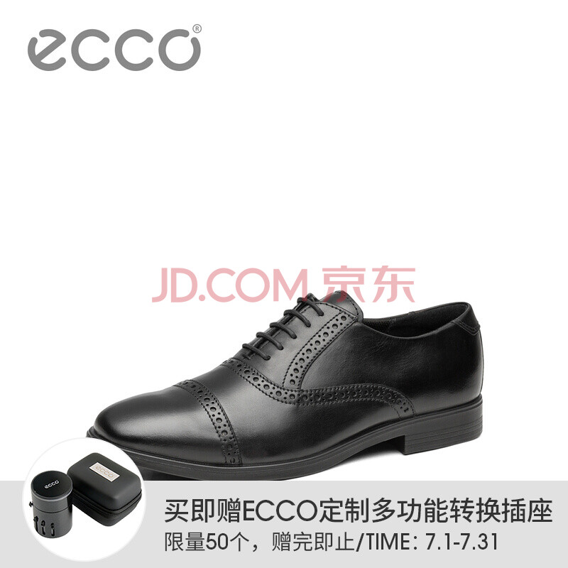 ECCO°®²½³±Á÷ÉðÊ¿ÕýװƤЬ ÄÐʿϵ´øÄÍÄ¥Í¸ÆøÔ²Í·Ð¬ Ä«±¾ ºÚÉ«62167401001 43