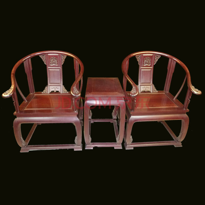 紫罗兰皇宫椅三件套h1 木雕精品 中式古典家具 精选材质 材质保真