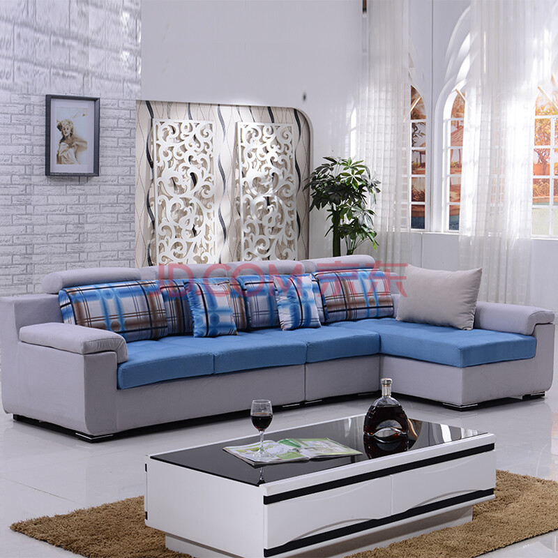 诗菲亚 沙发 布艺沙发小户型现代简约可拆洗沙发三人组合客厅沙发