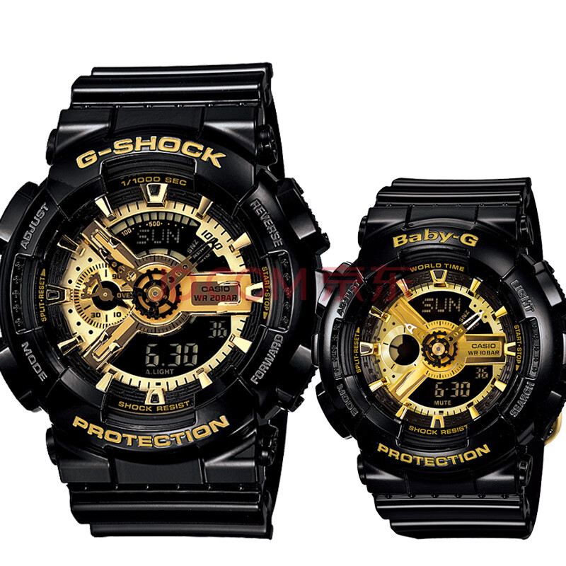 卡西欧(casio)情侣手表礼盒版情侣对表g-shock baby-g