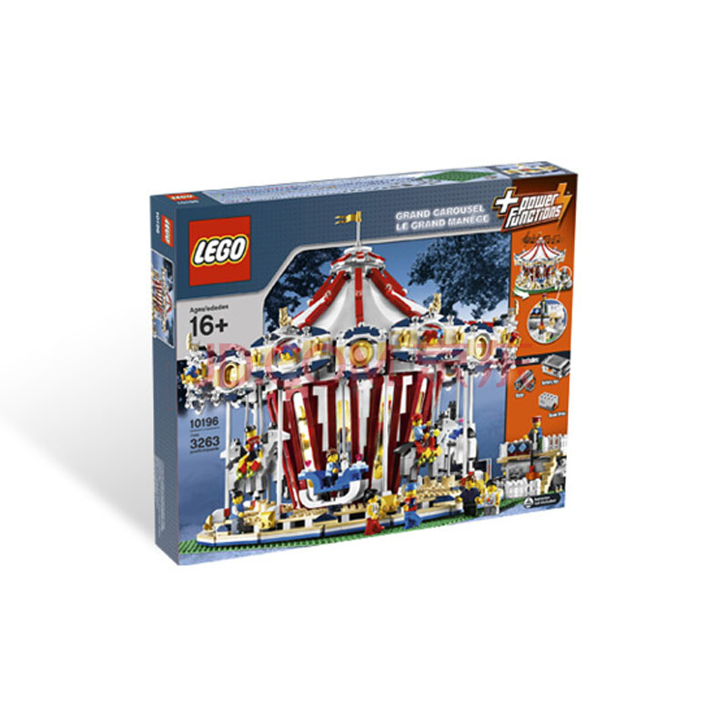 乐高 LEGO 10196 旋转木马 绝版 积木玩具