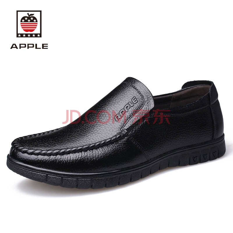 AppleÆ»¹û¸ß¶Ë¶¨ÖÆÍ·²ãţƤƤЬÄÐÊ¿ÐÝÏÐÐ¬ÕæÆ¤ÉÌÎñÕýװЬÄÐЬ ºÚÉ« 42