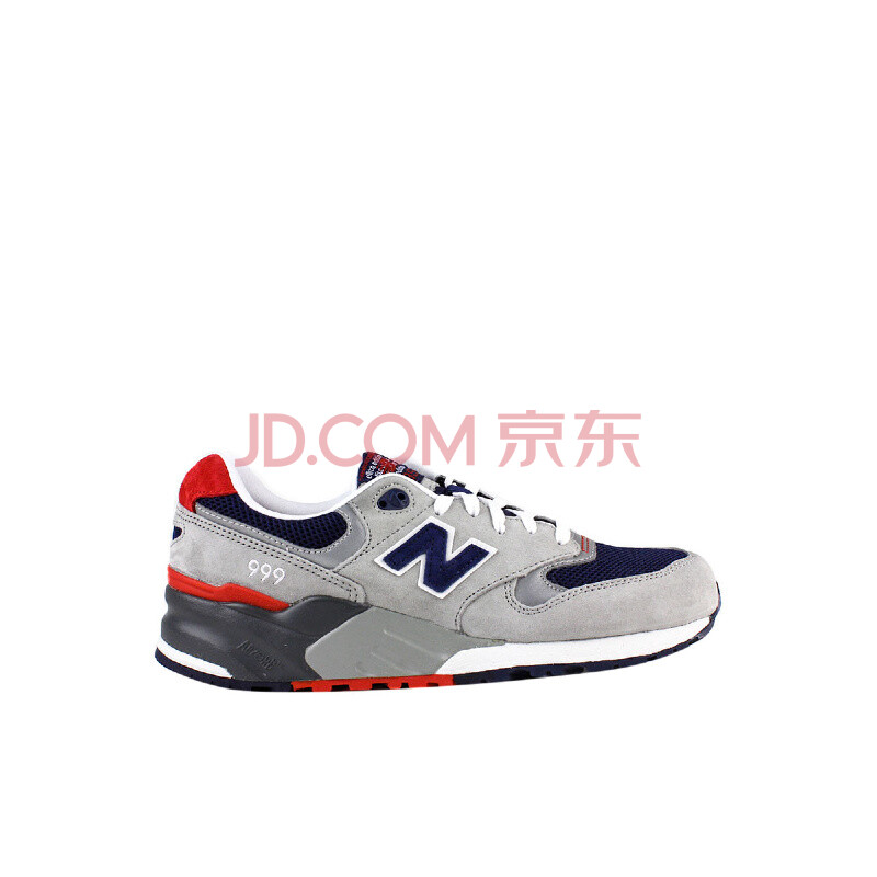 new balance 新百伦 男士logo运动鞋 灰色 9