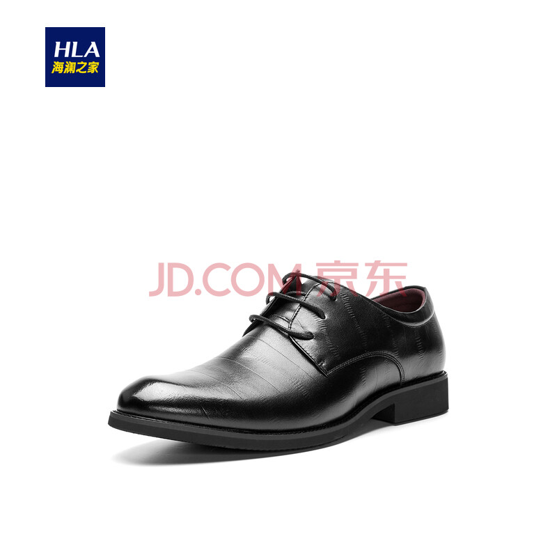 HLAº£À½Ö®¼Ò¾«Ö»¨ÎÆÆ¤Ð¬2018Çï¼¾ÐÂÆ·ÉÌÎñϵ´øÕý×°ÐÝÏÐÆ¤Ð¬ÄÐÊ¿HSXSD3E040A ºÚÉ«»¨ÎÆ40 41