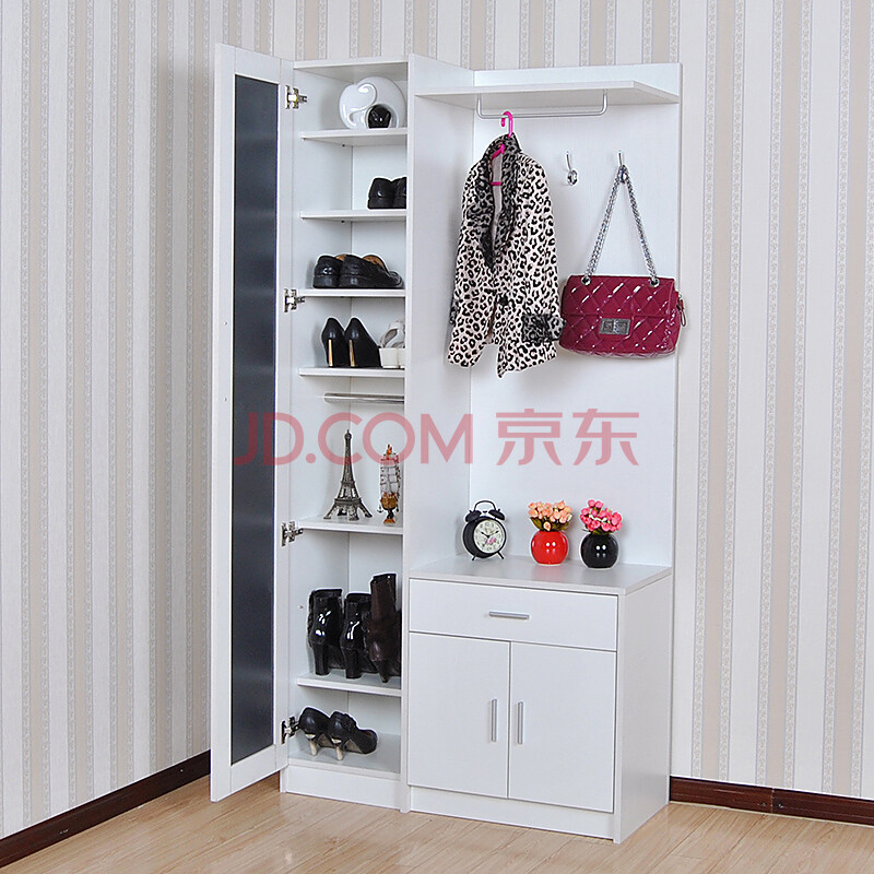 客厅家具 鞋柜 美福豪(meifuhao) 美福豪简约多功能门厅柜鞋柜衣帽柜