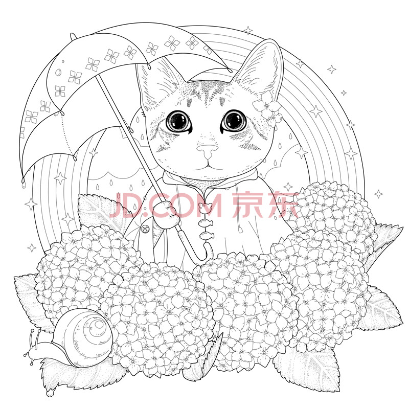 填秘密一秘密花园美图御用手绘涂色涂鸦手帐_