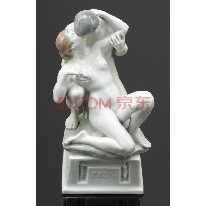 [全球拍 1927年瓷器摆件《亚当与夏娃》