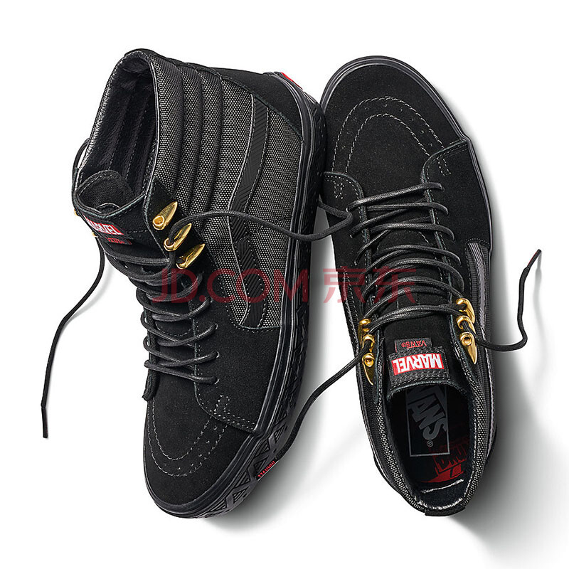 È«Çò¹º VANS·¶Ë¹xMarvelÂþÍþÄÐЬÐÝÏÐЬ°åЬSK8-HI¸ß°ï8GEUBH¸´³ðÕßÁªÃ˺ڱª Black Panther Black 7.5 Men = 9.0 Women