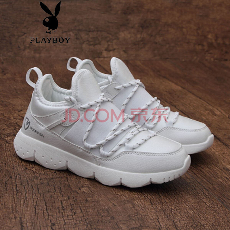 »¨»¨¹«×Ó£¨PLAYBOY£©°ÍÎ÷Çï¼¾ÄÐŮЬÇá±ãÊæÊÊÐÝÏÐÂýÅÜЬ ÄÍÄ¥·À»¬Ô˶¯Ð¬ ÇéÂÂЬ °×É« 38